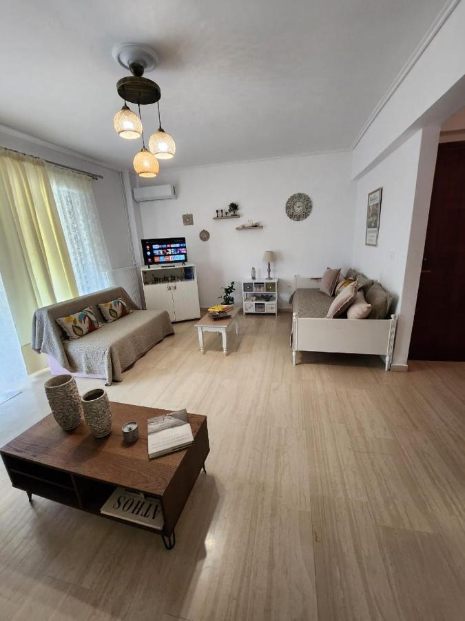 Queen Aspri Apartment 3' Min To The Beach! アンティキラ エクステリア 写真